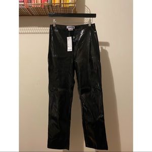 I.AM.GIA Patent Leather-Look Ankle Pants